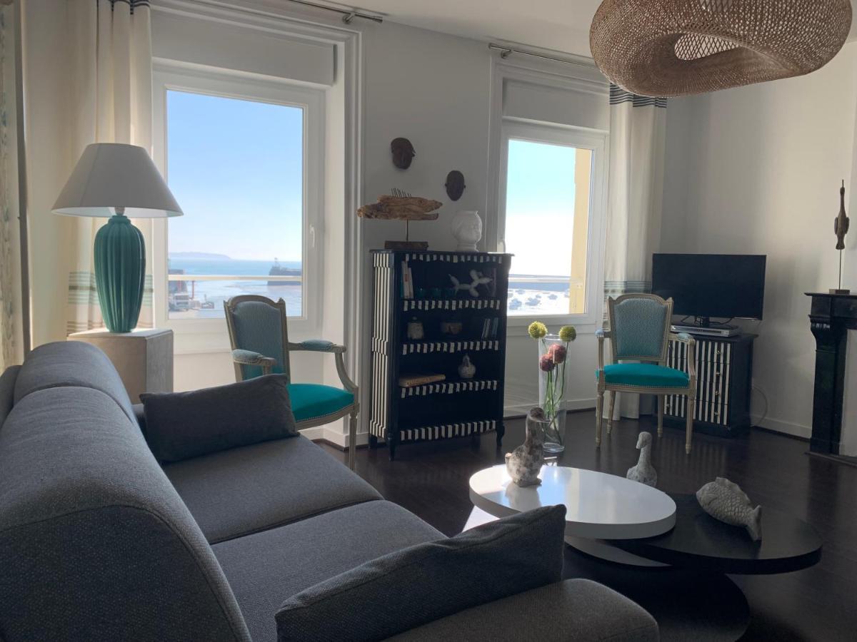 Appartement Villa Chausey, Vue Sur Le Port Γκρανβίλ Εξωτερικό φωτογραφία